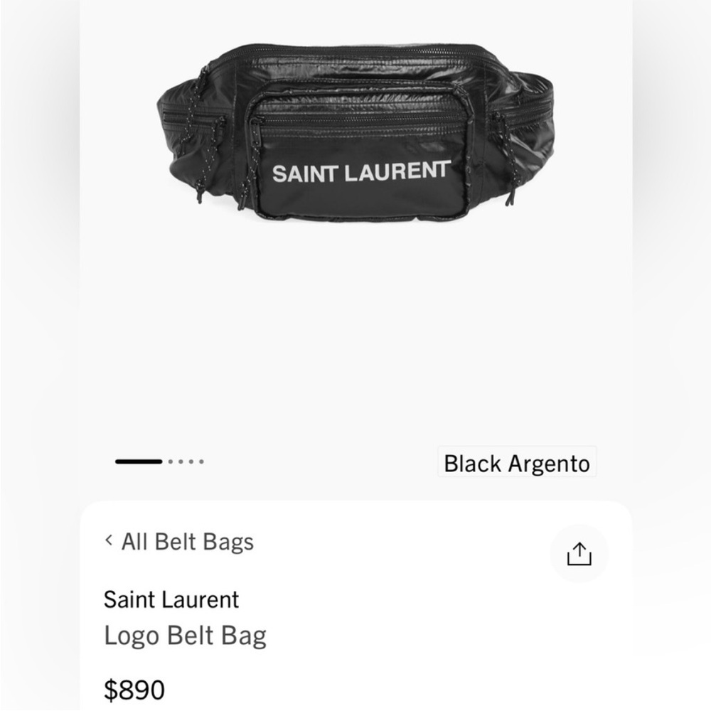YSL nylon bum bag - Picture 9 of 13